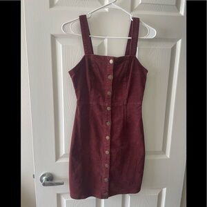 Billabong corduroy button dress